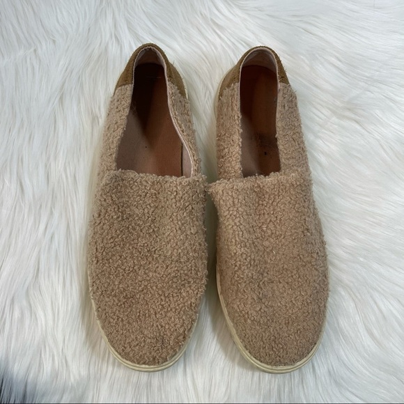 Toms Sunset Faux Shearling Slip On Sneakers size 8 - Picture 8 of 9